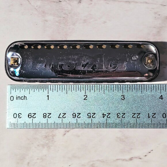 2 First Act Silver Harmonicas 10-hole in the key of C 4x1 - Picture 12 of 13